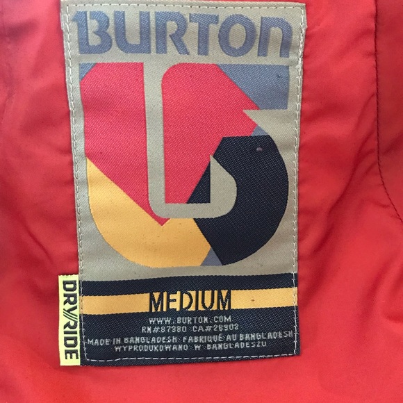 Mens Burton Snowboard Jacket - Picture 6 of 8